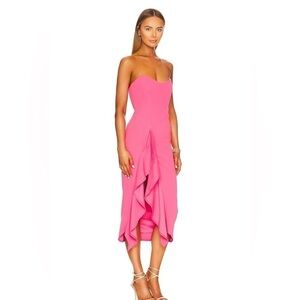 Katie May Rowan Dress in Punch Pink size Medium NWT
